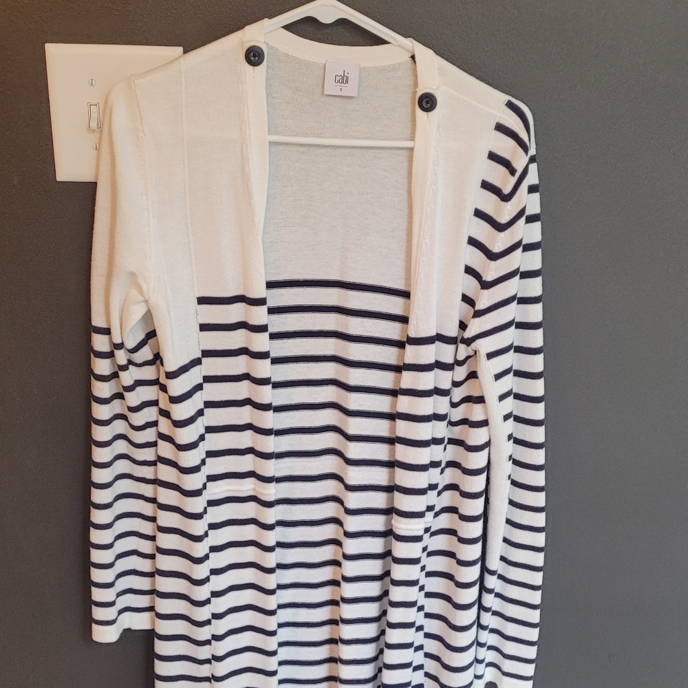 Cali Ankle Length, Striped Sweater